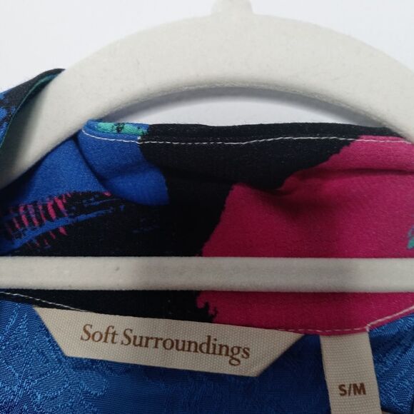 Soft Surroundings floral cardigan size S/M - Picture 5 of 6